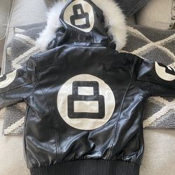 Robert Phillipe 8ball Leather Jacket