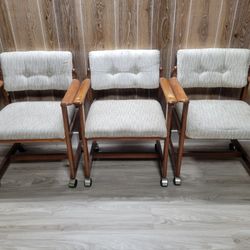 Dining/Office Rolling Chairs 