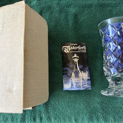 Irish Waterford Crystal footed vase
