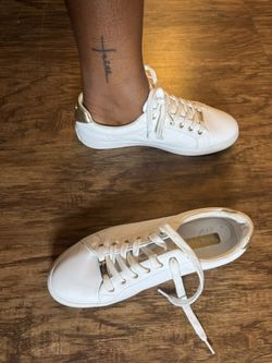 Size 10 White Nine West Sneakers