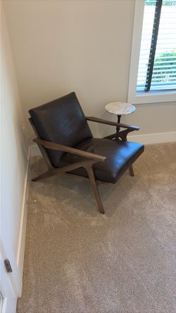 Leather Chair - Crate & Barrel - Brand New
