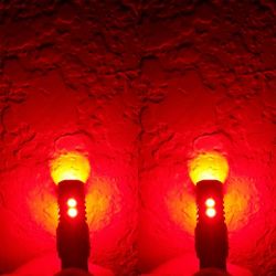 2 Red LED Bulbs Size 194 921 168 T10 Cree BRIGHT  