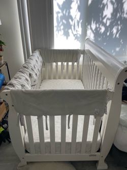 Crib with mattress