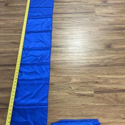 Blue Silk Overlays 8.5ft long 1ft wide (6pc)