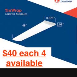 Lithonia Lighting Contractor Select TRUM Adjustable Lumen Integrated LED White Wraparound Light Fixture with Switchable Color Temperatures