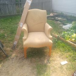 Arm Chair (Greenish)