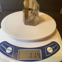 Citrine Tower. 4 Oz, 114 Gr, 0.251 Lb. Abandance & Wealth Crystal.