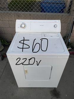 Whirlpool Electric Dryer 220v. NO GAS 