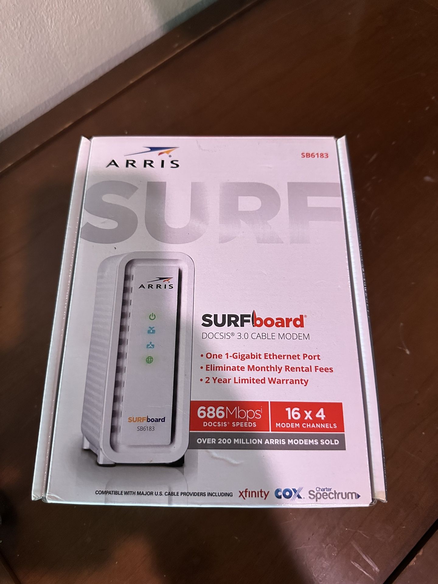 Cable Modem Arri’s Surfboard Sb6183 New In Box