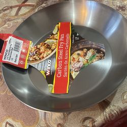 Winco Carbon Steel Fry Pan