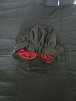 Silk Bonnet Reversable with Velcro Strap