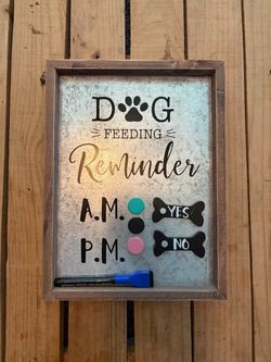 Dog feeding calendar
