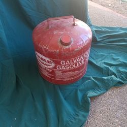 Old Metal Gas Can
