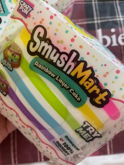 Rainbow layer cake squishy