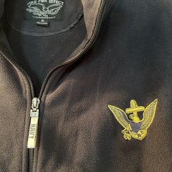 NAVY fleece Vest Men’s Size XL Military 