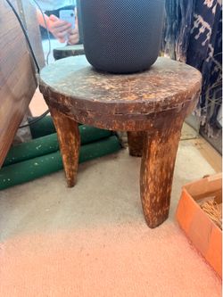 Solid Wood Stool / Plant Stand
