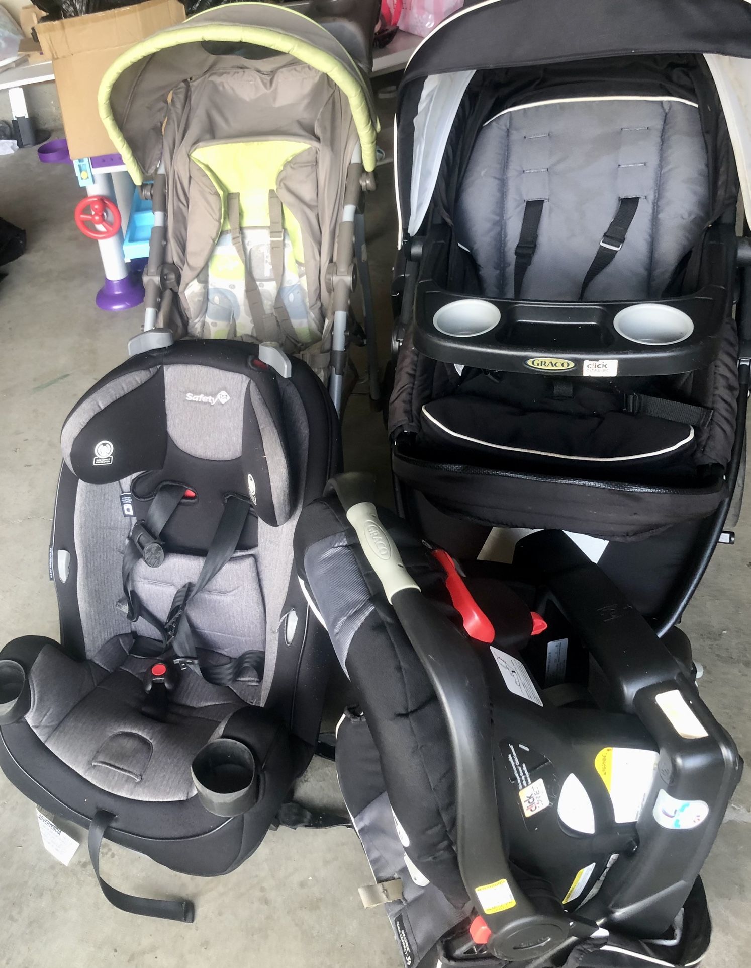 Travel System- Stroller With Car Seat, Baby Electric Swing. 