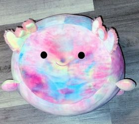 Smoochy Pals Tie Dye Axolotl Super Soft And Cuddly Plush 