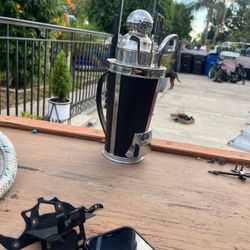 stainless-steel cocktail shaker