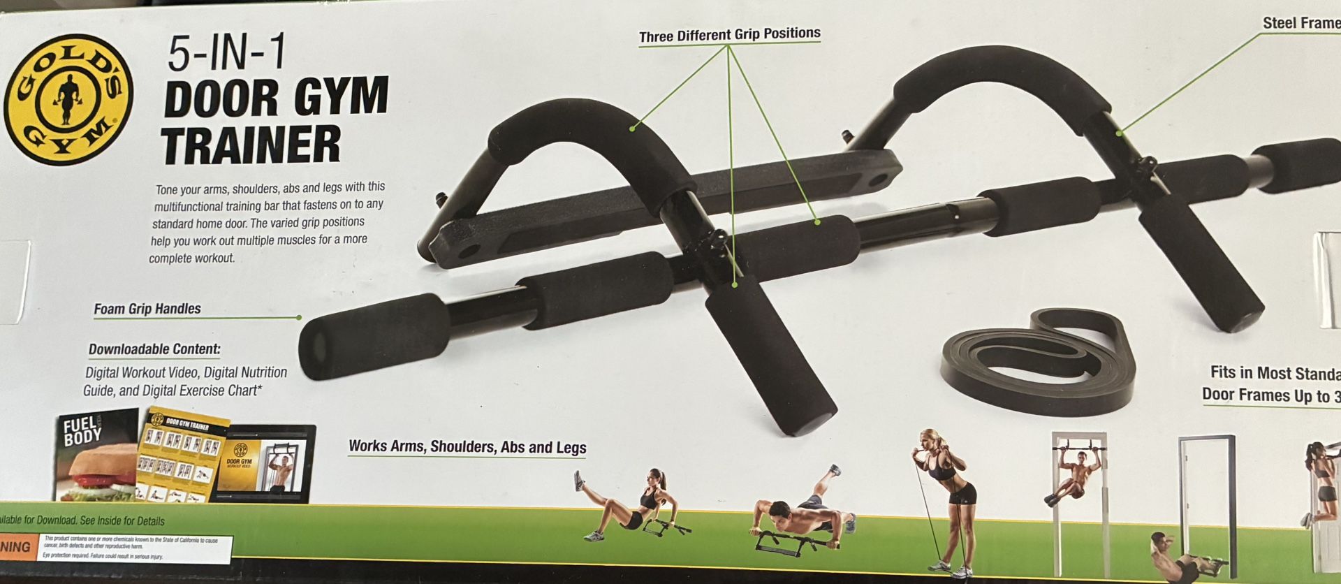 GOLDS GYM TRAINER FOR INDOOR OR OUTDOOR USE !