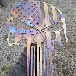 Metal Art Punisher Yard Art 