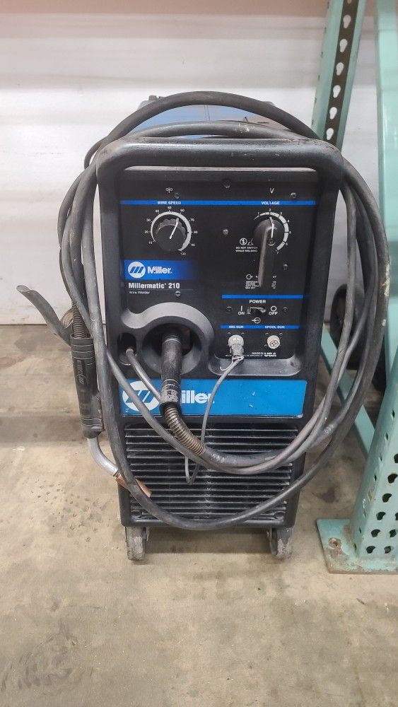 Miller Millermatic 210 Mig Welder Full Tank New Wire Spool