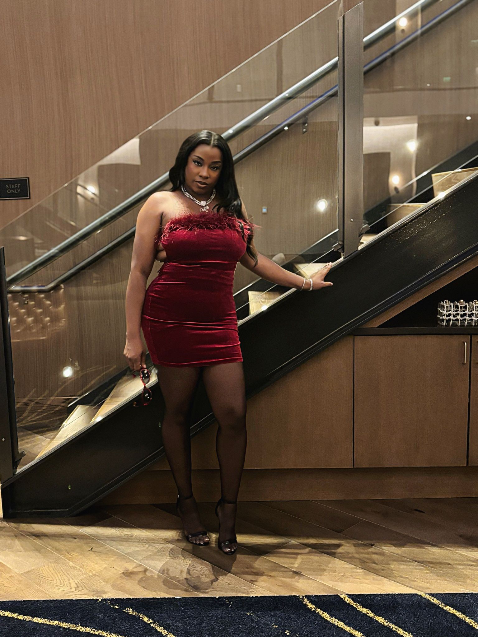 Wine berry Party Dress