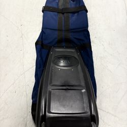 The Club Glove Burst Proof WWheels Travel Golf Bag Cover Cordura Nylon Blue  Still has tags never used or once or twice Siting in storage  Has signs o