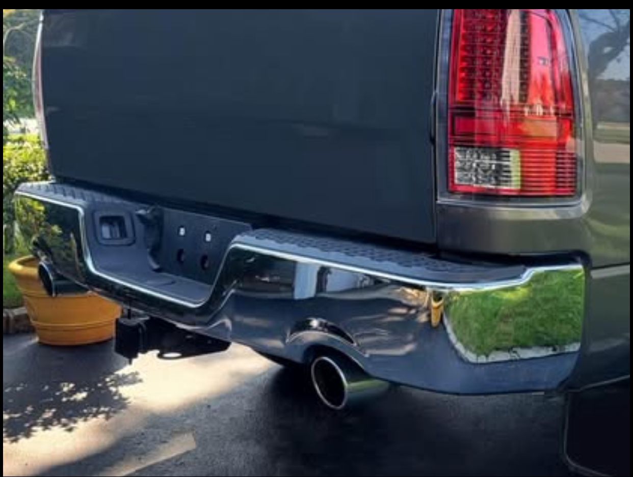 Chrome Front Bumper Cover Face Bar For GMC Sierra 1500 16-19 With Sensor Hole