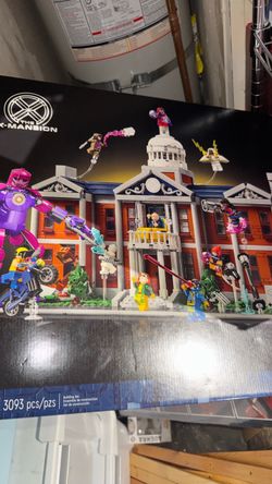 lego X-Men Xaviers school for gifted youngsters mansion Rare Lego huge Set sealed sold out great shape marvel