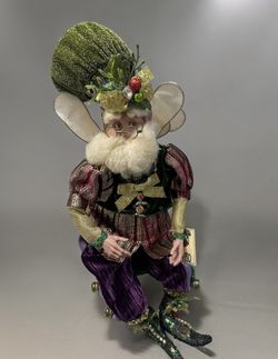 LIMITED EDITION MARK ROBERTS 20” FAIRY OF FESTIVITIES MED XMAS FIGURE