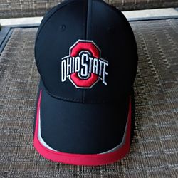 Ohio State Buckeyes Black Dynasty Adjustable Baseball Cap Authentic Headwear New