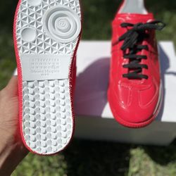 Maison Margiela Replica Gats Red Rubberized Size 6 Women’s 