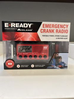 Midland E Ready Emergency Crank Radio Plus Much More 