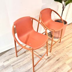 Brand new Umbra RINGO COUNTER STOOL orange / black  sold separately  retro mimilist  modern contemporary 