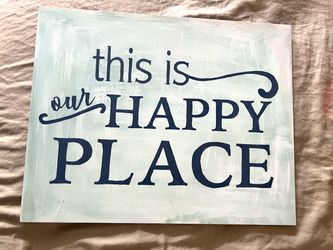 FREE Hand made wooden sign