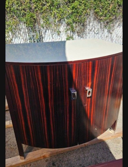Curved Rosewood Cabinet