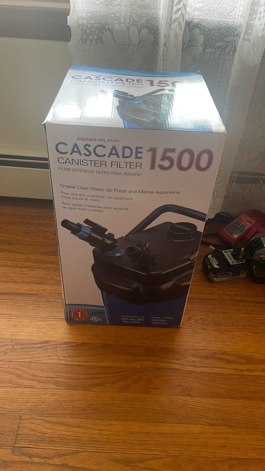 Penn-Plax Cascade Canister Filter 1500 BRAND NEW