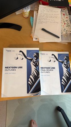 2026-2027 Themis NextGen UBE Outlines & Final Review Outlines