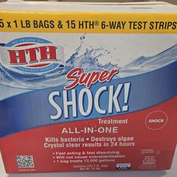 HTH 4-in-1 Super Pool Shock. 