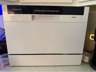 Farberware Professional FCD06 Counter-Top Dishwasher, 17-1/4inH x 21-13/16inW x 21-3/4inD, White