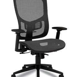 Ergonomic Mesh Office Computer Chair, Swivel Task Chair, Adjustable Seat and Arm Height, Supports Up to 275 lb, Black