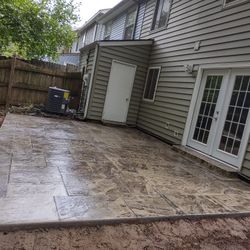 stamped concrete