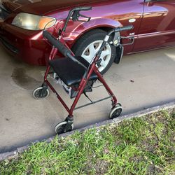Drive Walker With Seat