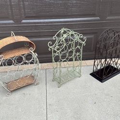 Vintage Wine Racks For Sale!!