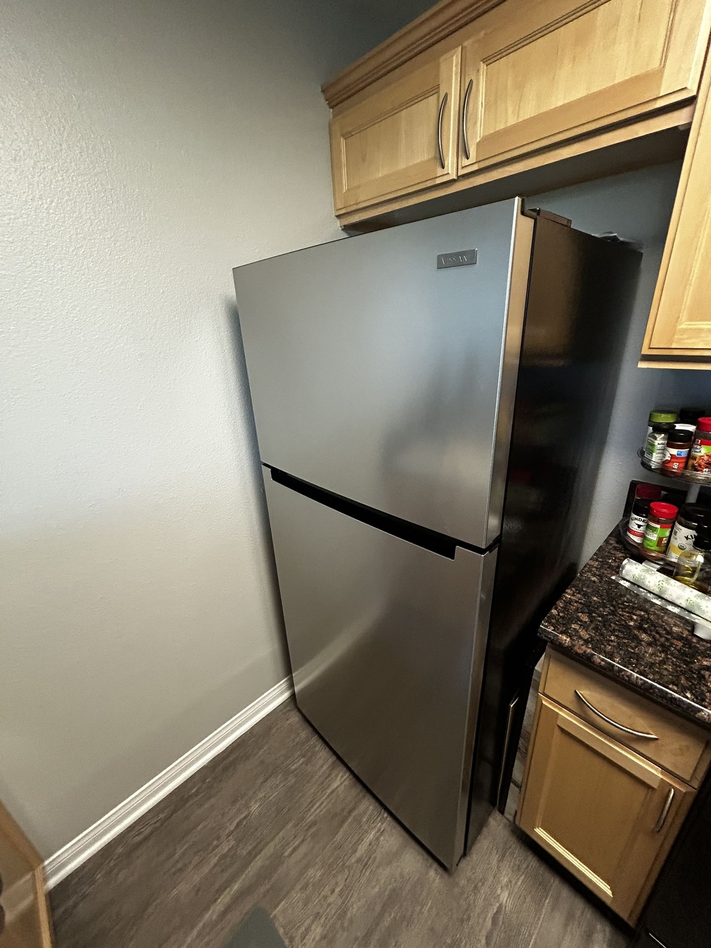 Refrigerator In Stainless Steel