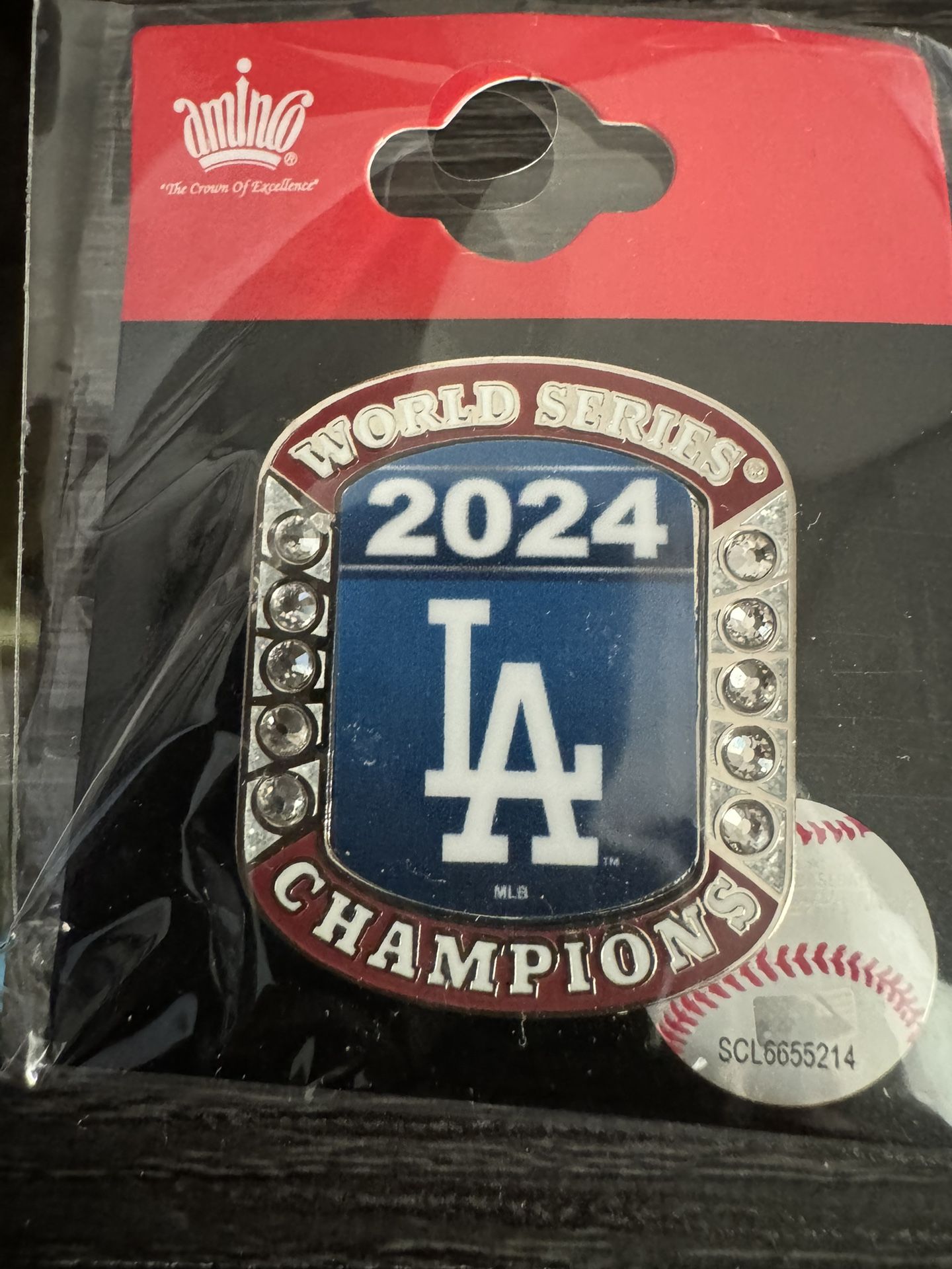 Dodgers World Series Pin