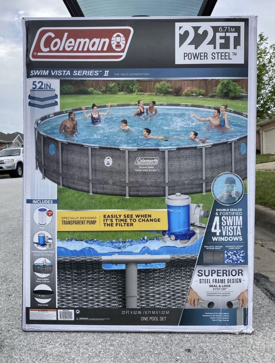 Coleman 22x52 Ft Steel Frame Pool