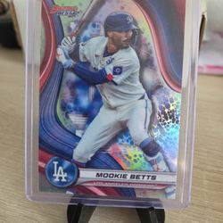 Dodgers Mookie Betts Refractor Card