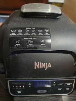 Ninja Foodi 5-in-1 XL Indoor Grill & Air Fryer, Black/Grey, AG301